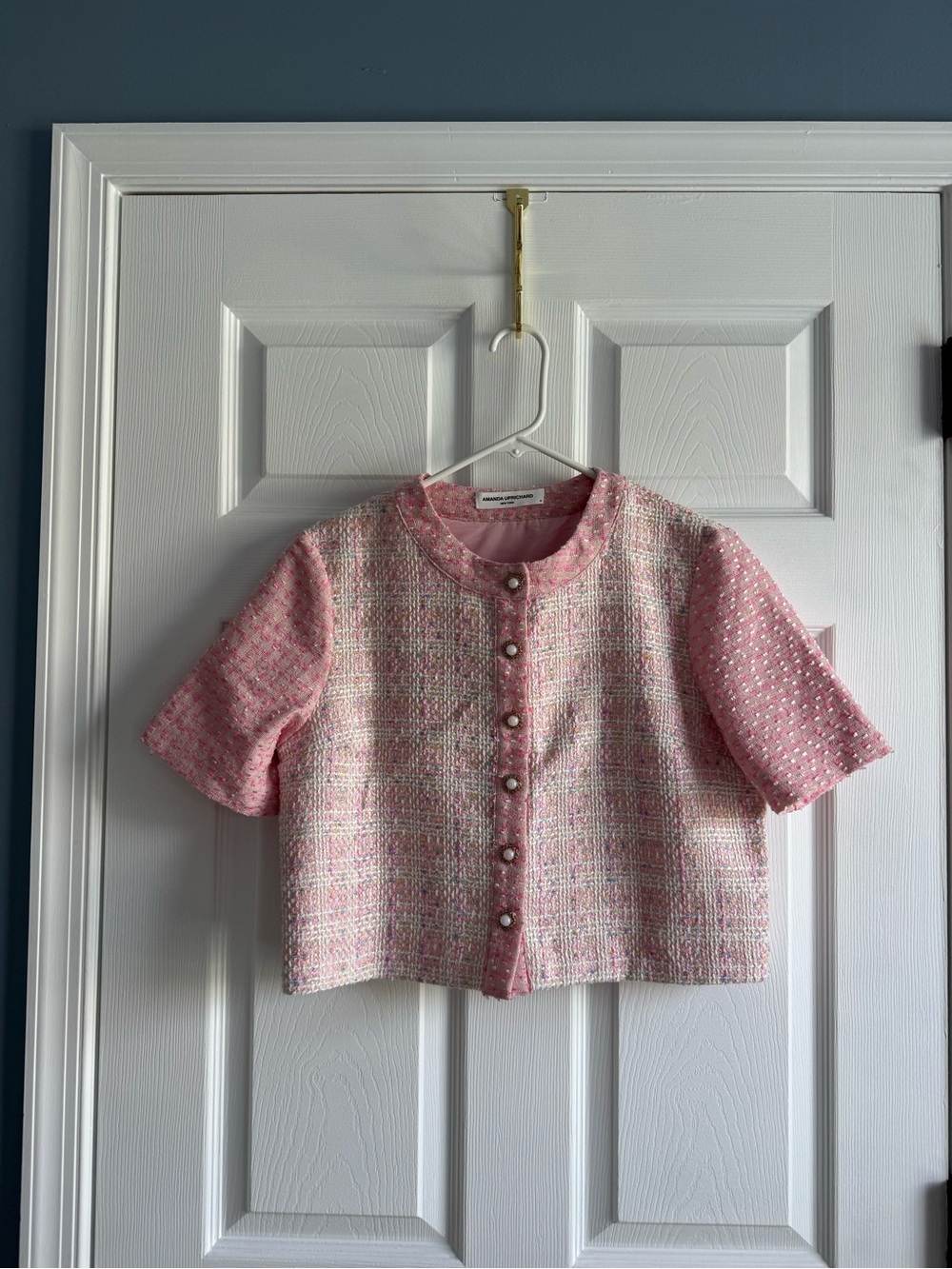 Amanda Uprichard Pennington Tweed Top